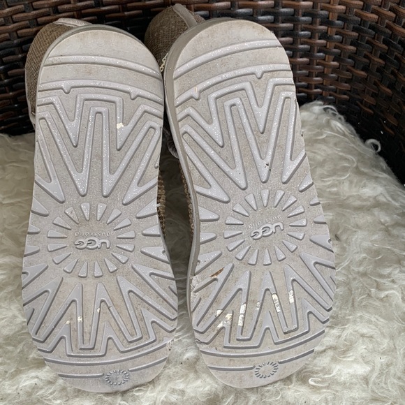 UGG Classic Gold Sequin Ankle Boots - Picture 15 of 16